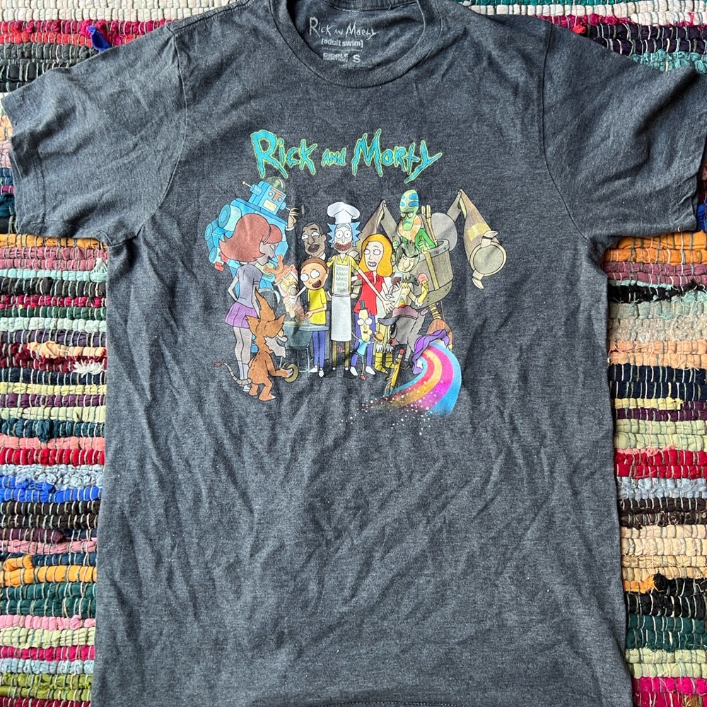 Rick and Morty Adult Swim Shirt Size Small